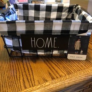 Rae Dunn Home small plaid basket